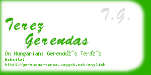 terez gerendas business card